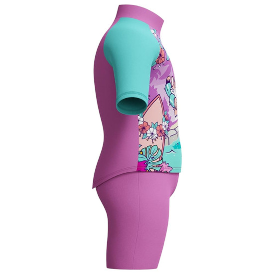 Speedo Βρεφικό σετ κολύμβησης Girls Learn to Swim Sun Protection Top & Shorts Speedo Βρεφικό σετ κολύμβησης Girls Learn to Swim Sun Protection Top & Shorts